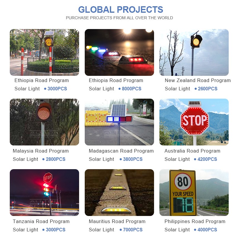 product-ALLTOP LED road safety flashing warning light Solar traffic light-ALLTOP -img-1