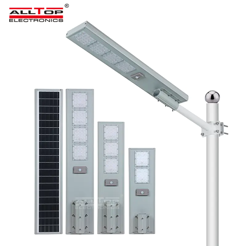 ALLTOP Hot products all in one die-cast aluminum outdoor solar lights