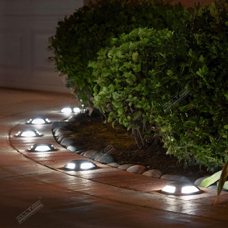 product-ALLTOP Outdoor Dock Waterproof LED Garden Lawn Deck Road Safety Solar Driveway Light-ALLTOP -1