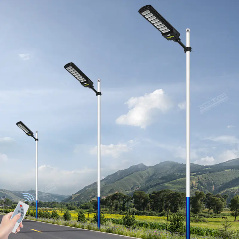 ALLTOP High Quality Security Outdoor Ip65  All In One Led Solar Street Light