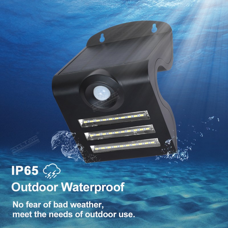 product-Alltop Solar Wall Lights Wireless Waterproof Motion Sensor Outdoor Light-ALLTOP -img