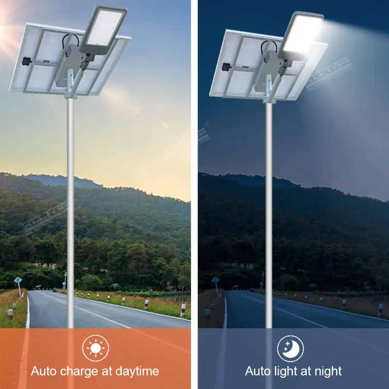 Factory Direct all in two solar street light supplier