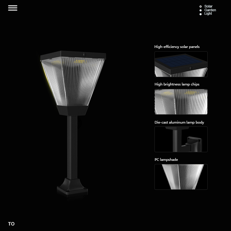 product-ALLTOP -ALLTOP High Quality Outdoor Waterproof Park Road Lighting LED Solar Garden Light-img-1