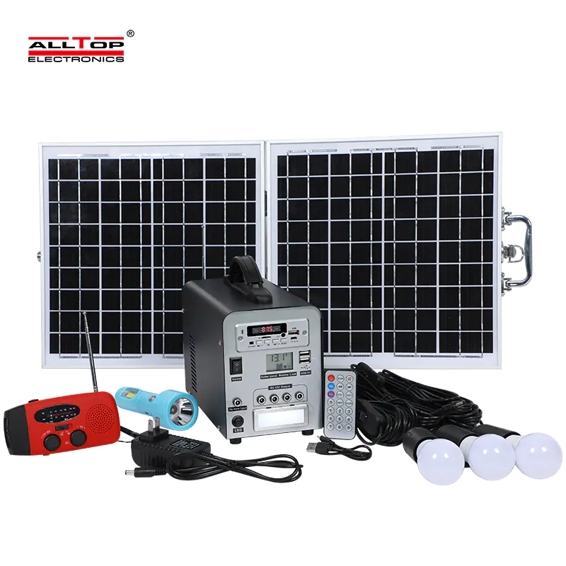 ALLTOP China Wholesale 40w Outdoor Fishing Home Camping Mobile Portable Solar Power Energy System