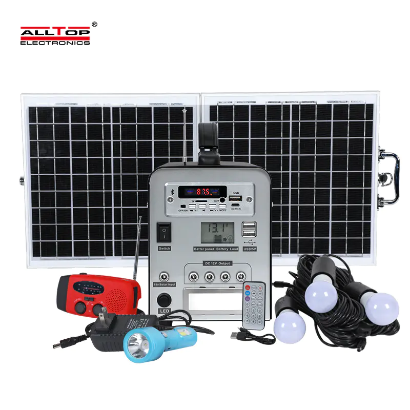 ALLTOP China Wholesale 40w Outdoor Fishing Home Camping Mobile Portable Solar Power Energy System