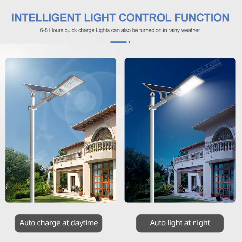 Customized all in two solar street light company
