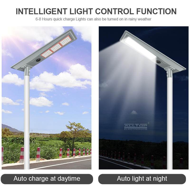 ALLTOP Integrated Die Casting Aluminum Outdoor Waterproof IP65 Solar Street Light