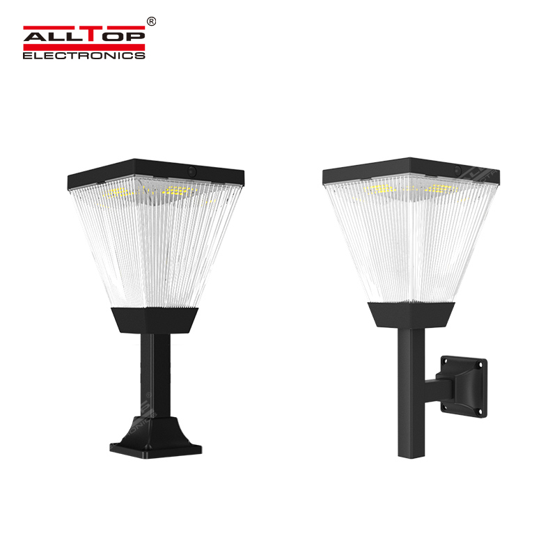 ALLTOP High Quality Outdoor Waterproof Park Road Lighting LED Solar Garden Light