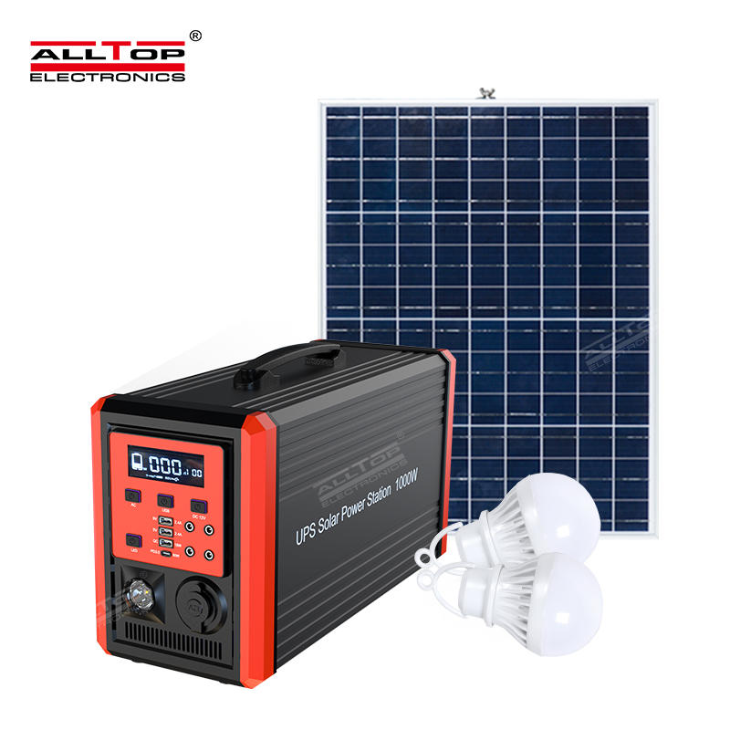 ALLTOP 48v Energy 650w Esolar Nergy Complete Kit Set Equipment Lighting Home Solar Power System