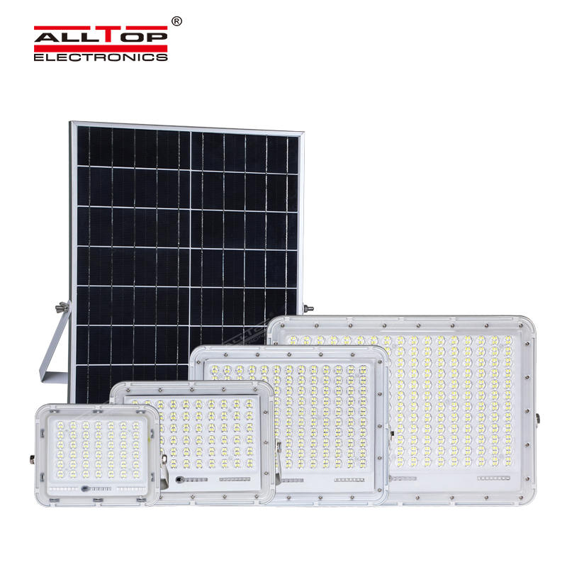 ALLTOP High Power SMD IP65 Waterproof 40w 60w 100w 150w Outdoor Garden Stadium LED Solar Floodlight