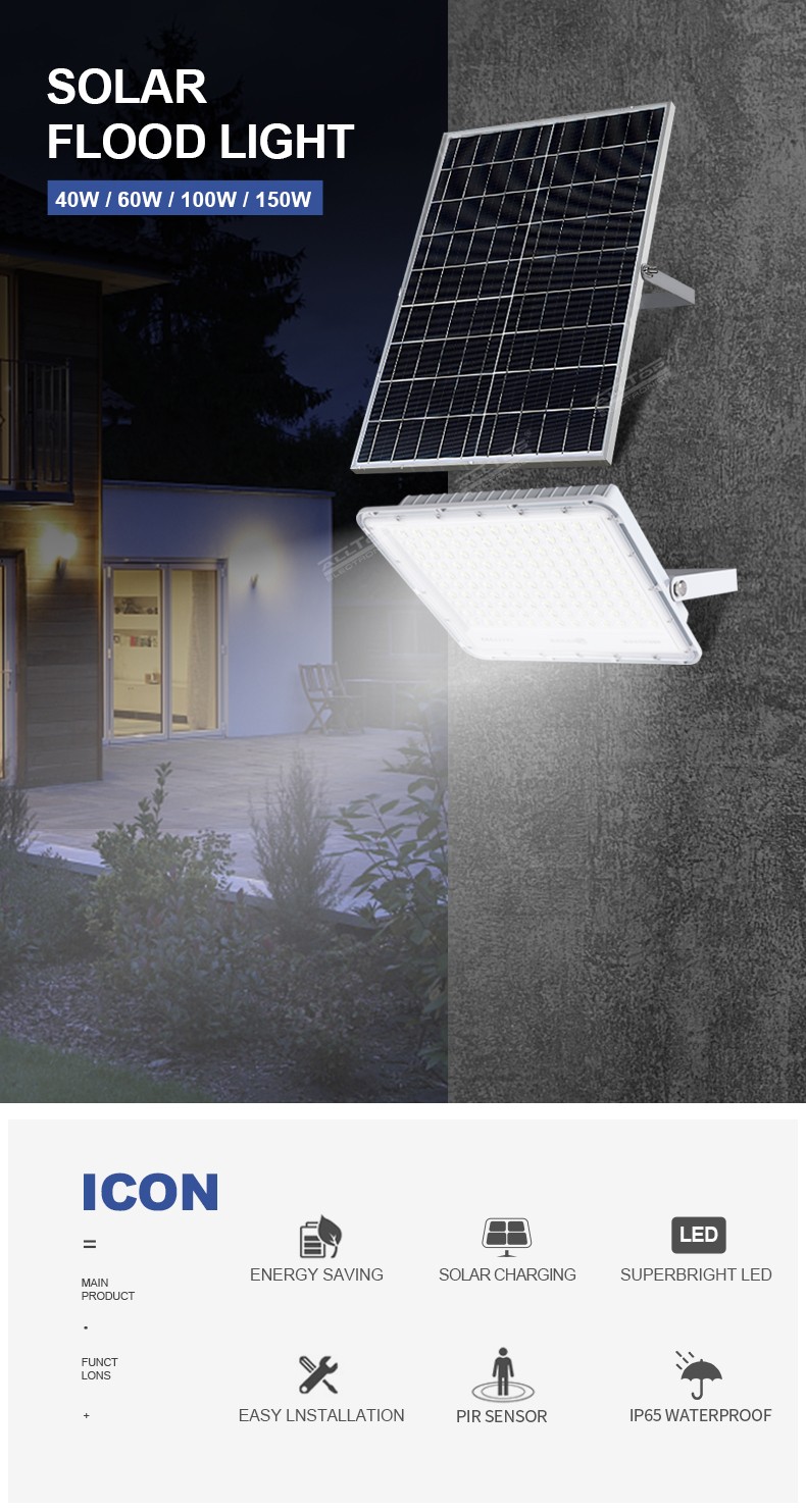 ALLTOP solar flood lights for backyard factory-1