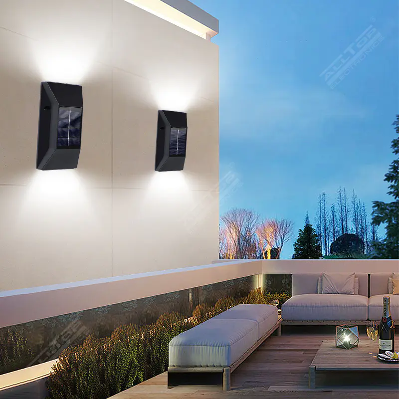 ALLTOP energy saving all in one waterproof IP65 solar wall light outdoor wall for garden park