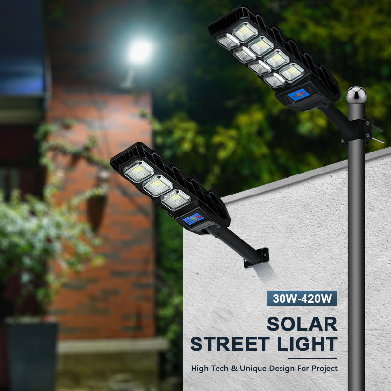 ALLTOP Factory Wholesale Road Solar Lighting 30W 60W 90W 120W 180W 240W 300W 360W 420W Integrated Solar LED All In One Street Lamp