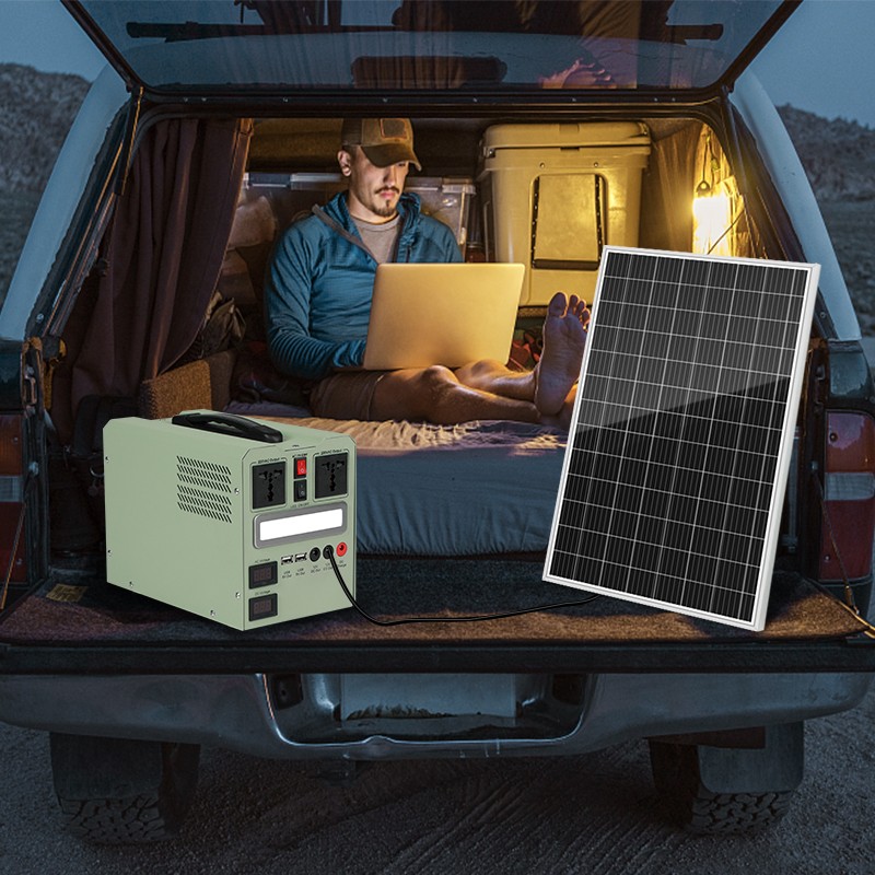 product-ALLTOP -ALLTOP High Lumen 500w Outdoor Camping Fishing Home Mobile Portable Solar Panel Sola
