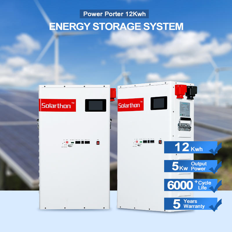 ALLTOP New Arrival 240Ah 51.2 V Solar Battery Pack Home Wall Mount Energy Storage Battery