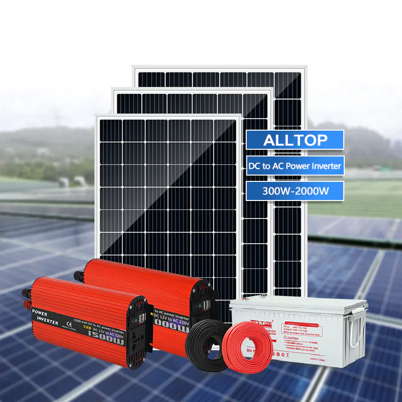 ALLTOP Off Grid Solar Solar 48v 5000 Watt 1000w Battery With Charger 1kw 12v24v 40a Power Inverter