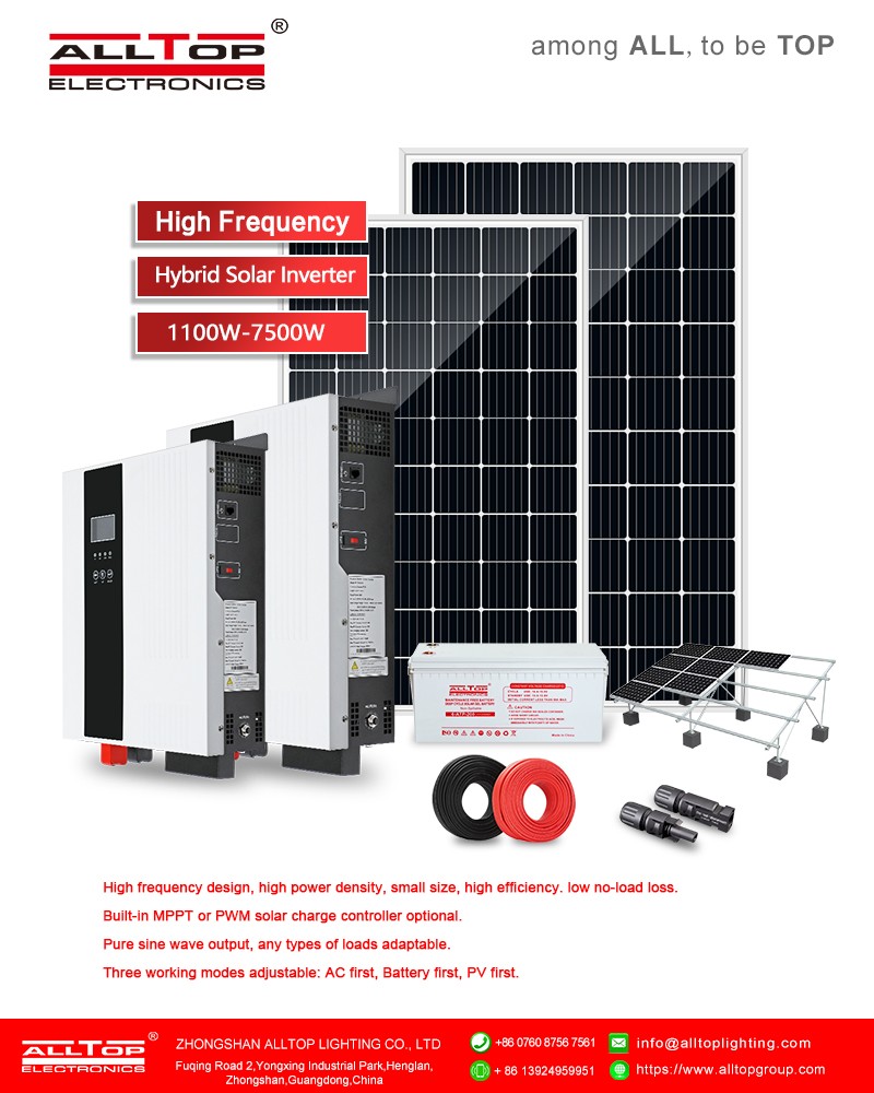 product-Portable Solar Generator Solar Panel Power Inverter for Home Solar Power Energy System-ALLTO