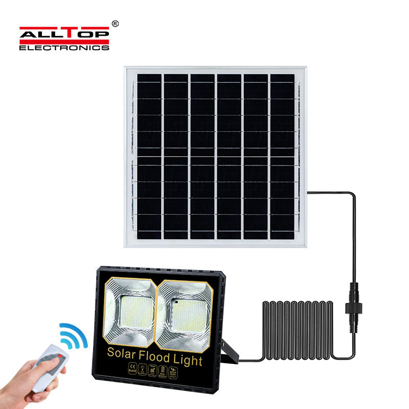 ALLTOP High power IP65 Waterproof Outdoor 25w 40W 60W 100W 200w led solar flood light