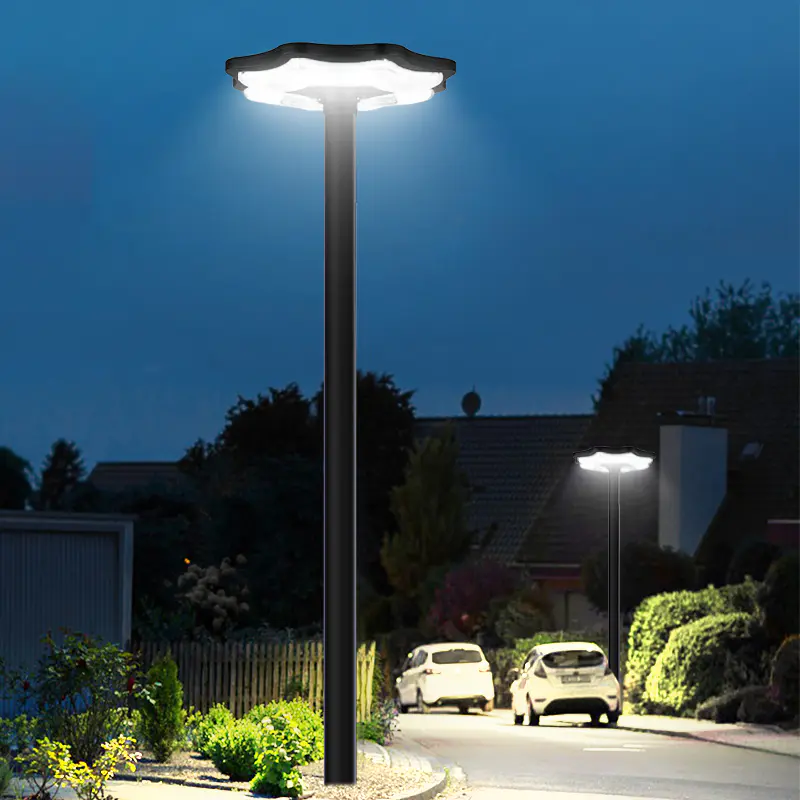 ALLTOP Multi Head Outdoor Waterproof IP65 Round Solar Street Light 60w Solar Garden Lamp