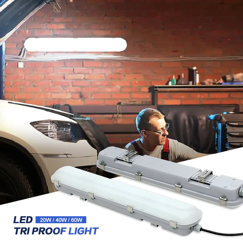 ALLTOP Waterproof LED Tri-Proof Light Indoor Special LED Light Safe Dimmable LED Emergency tri-proof light