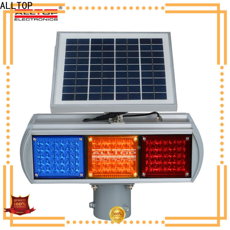 Custom solar led warning light from China