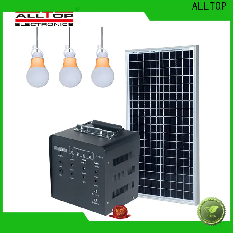 ALLTOP Factory Direct small solar system for camping for sale