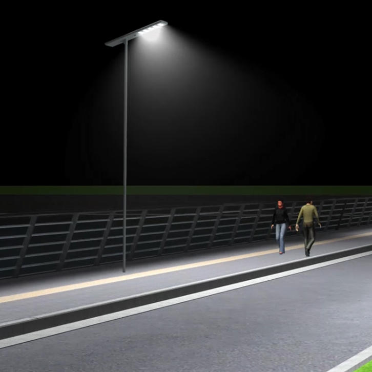 2023 Energy Saving Street Light outdoor light 100w 2000w 300w integrated all in one led solar street light