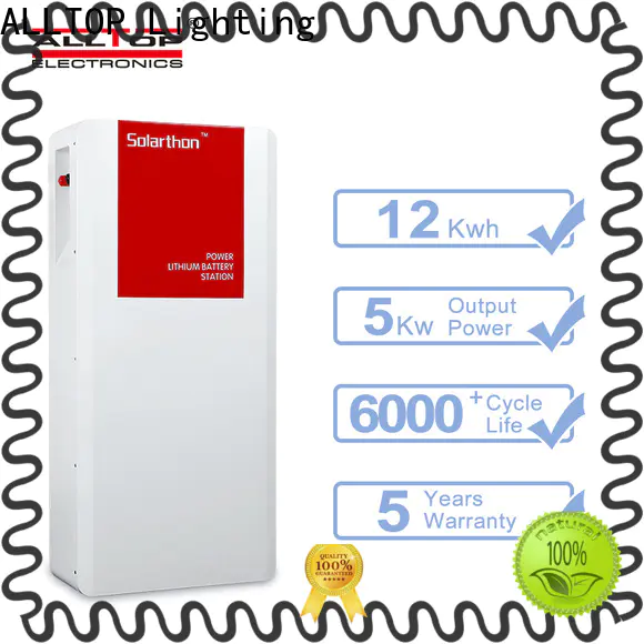 ALLTOP Hot Selling solar lithium battery pack supplier