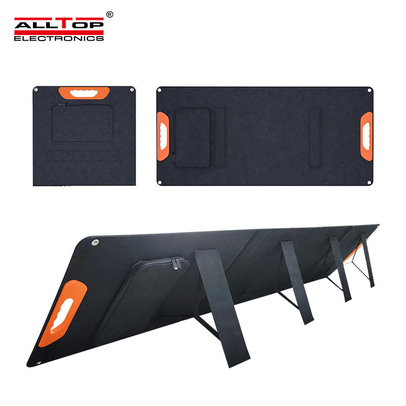 ALLTOP best price portable folding solar Mono foldable Solar Charger FoldableSolar Panel for Camping RV