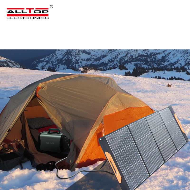 ALLTOP best price portable folding solar Mono foldable Solar Charger FoldableSolar Panel for Camping RV