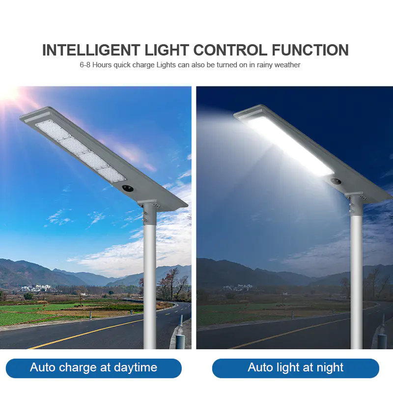 ALLTOP Integrated Die Casting Aluminum Outdoor Waterproof IP65 Solar Street Light
