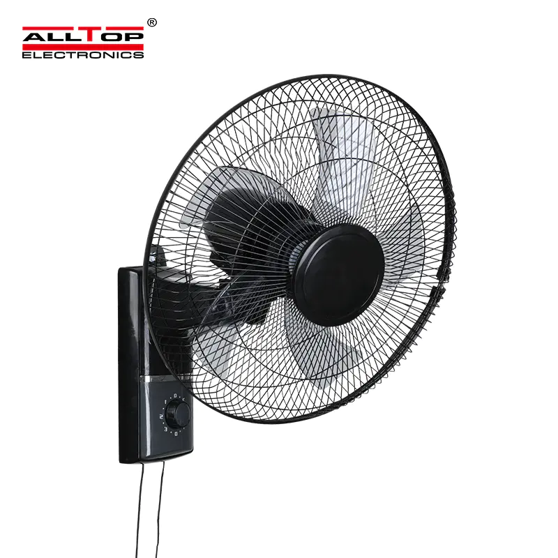 Industrial 16 Inch Wall Swing Remote Control 5 Blades Mounted AC Electric Rechargeable Wall Fan