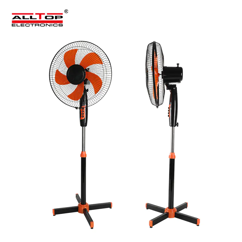 16 Inch AC/DC Hot Sell Modern High Speed AC Stand Fan 16 Inch With Cross Base
