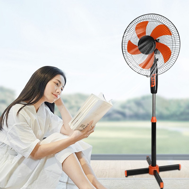 product-16 Inch ACDC Hot Sell Modern High Speed AC Stand Fan 16 Inch With Cross Base-ALLTOP -img