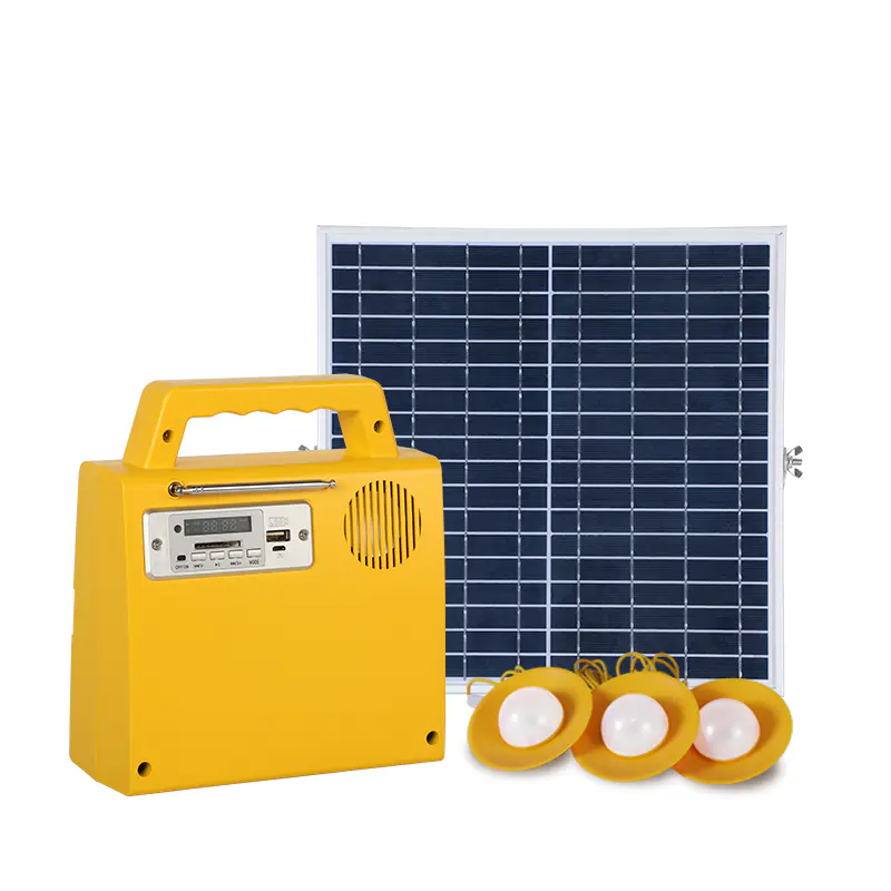 Home portable 20W solar powered generator solar panel system off grid home solar power system solar kit