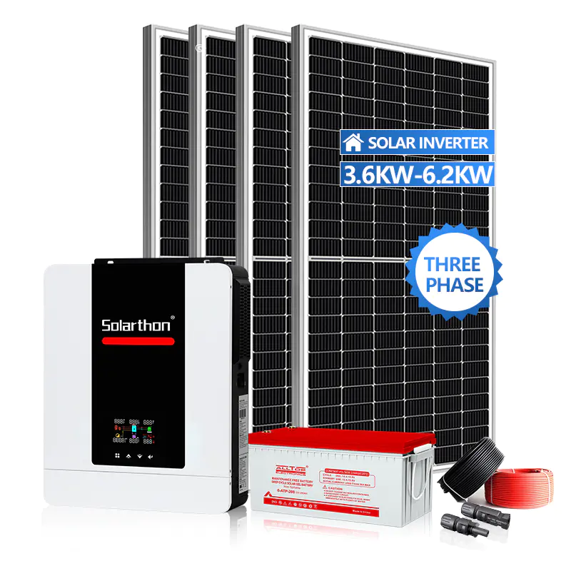 Wholesale Renewable Solar Energy Storage System Complete Industrial Pv Solar Panel Hybrid Inverter 10kw Power System
