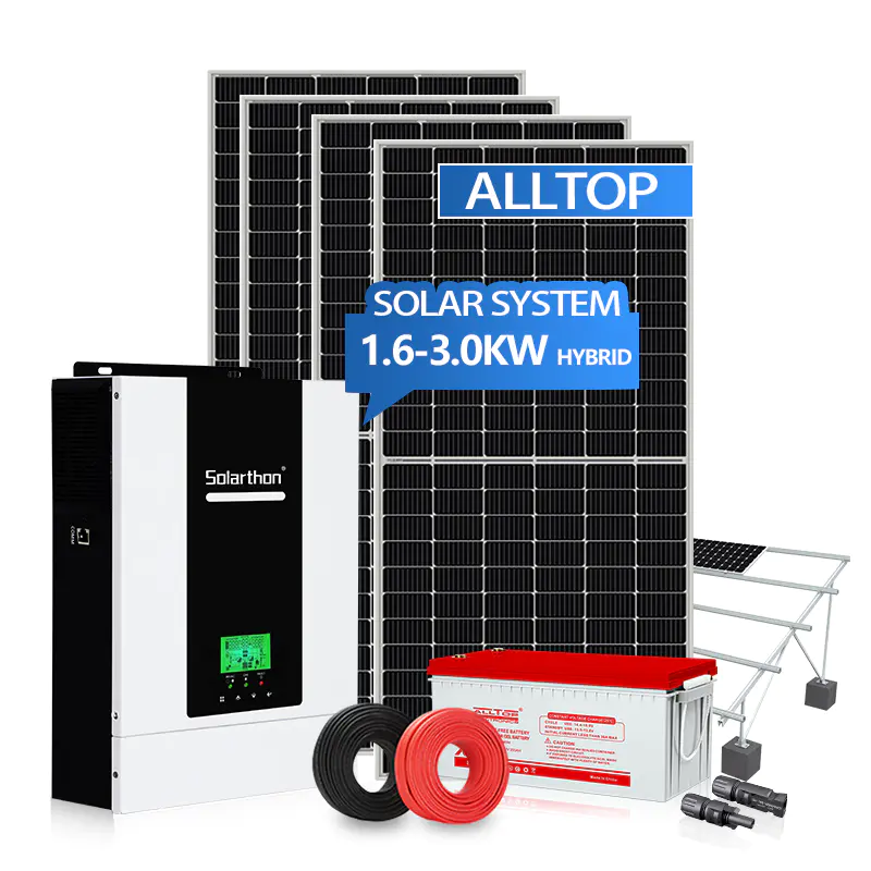 MPPT Solar Inverter Hybrid Inverter Solar Battery Packwith Built in Wall