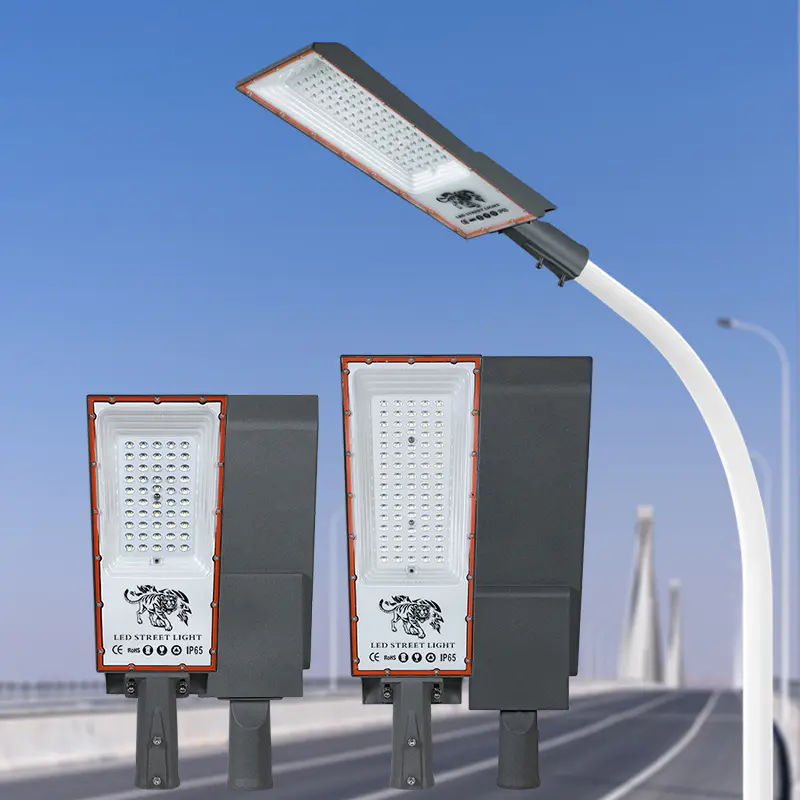 High Lumen Induction Waterproof Integrated Motion Sensor Lamp Road Led Garden LED Street Lights Outdoor