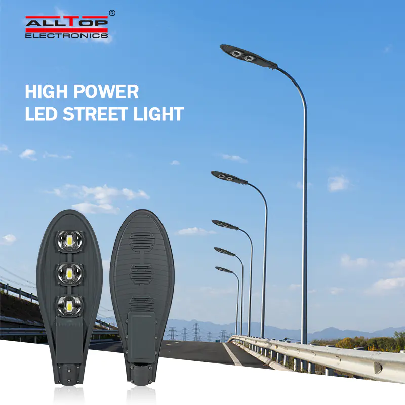 50w 100w 150w 200w 250w 200w High brightness 0.5/0.9PF aluminum ip65 waterproof COB led street light