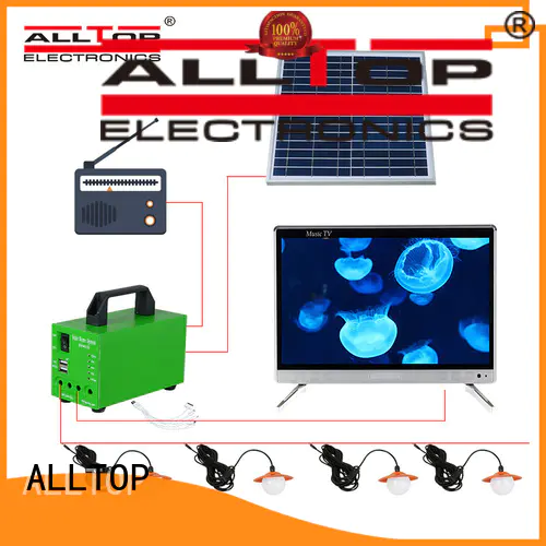 ALLTOP energy-saving 12v solar lighting system factory direct supply for camping