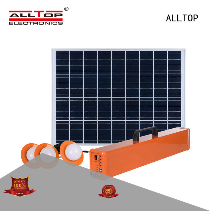 panel indoor solar lighting system emergency for battery backup ALLTOP