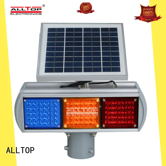 ALLTOP high quality solar traffic light series for safety warning