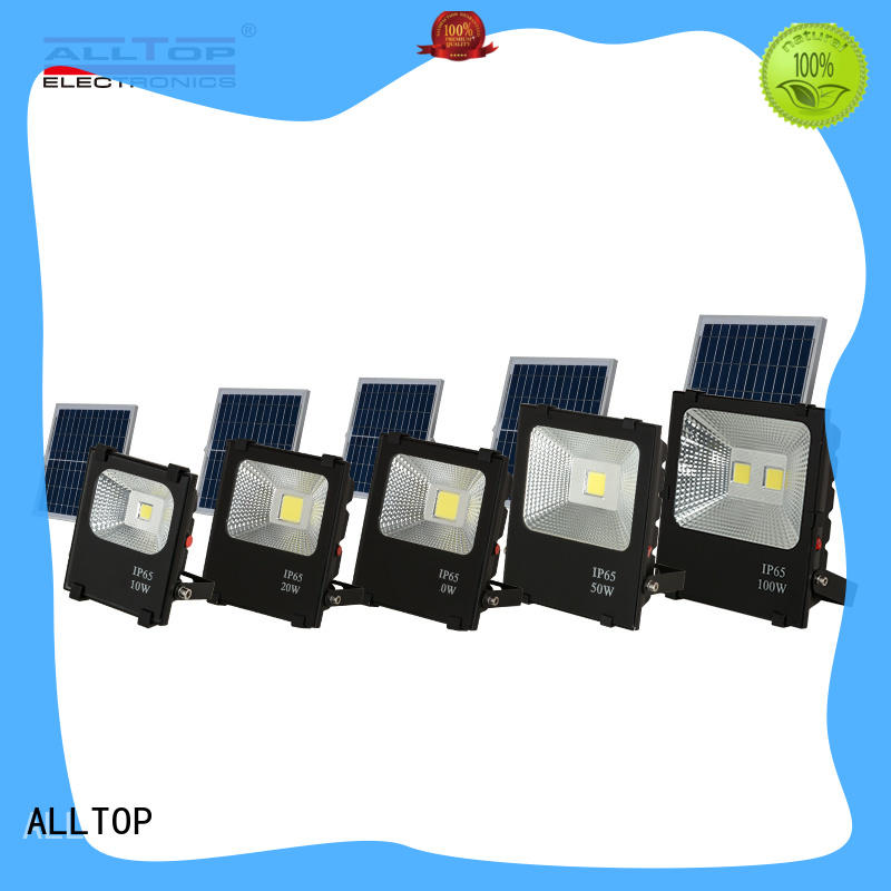 rechargeable solar floodlight ODM for stadium
