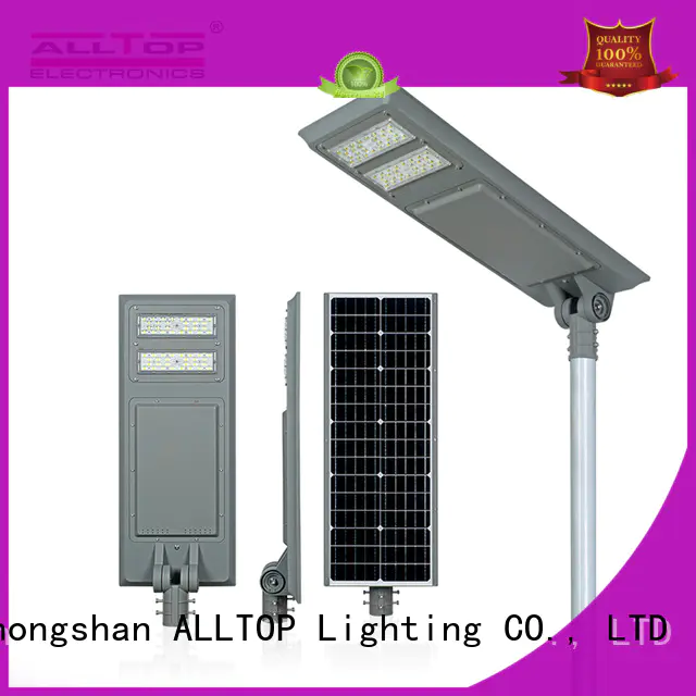 ALLTOP adjustable angle wholesale all in one solar led street light factory direct supply for road