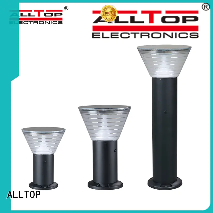 integrated solar pillar lights supplier for decoration