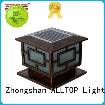 main gate solar powered yard lights manufacturer for landscape ALLTOP