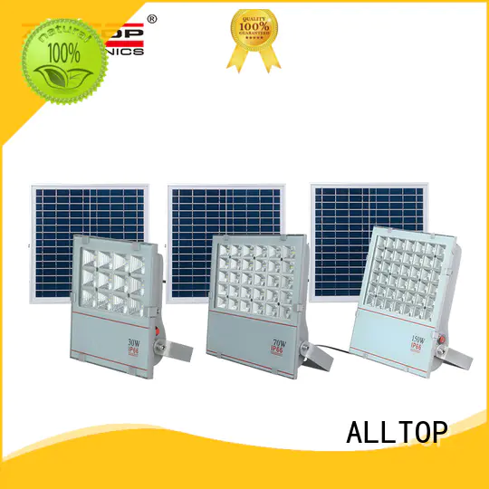 ALLTOP rechargeable solar flood lamp company for stadium