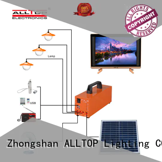 ALLTOP 12v solar lighting system supplier indoor lighting