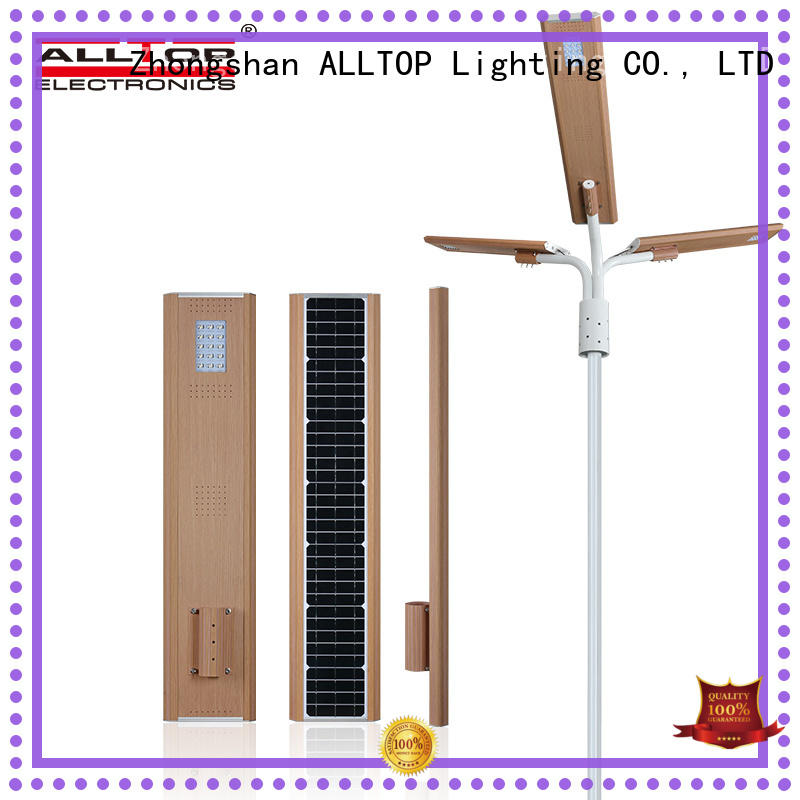 ALLTOP energy-saving all in one solar street light manufacturer for road