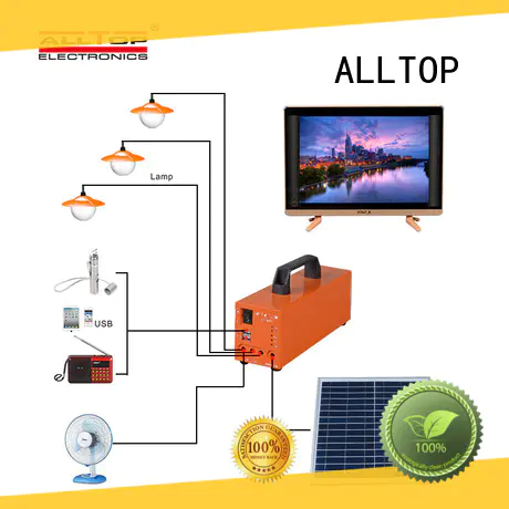 ALLTOP multi-functional solar powered stadium lights with good price for outdoor lighting